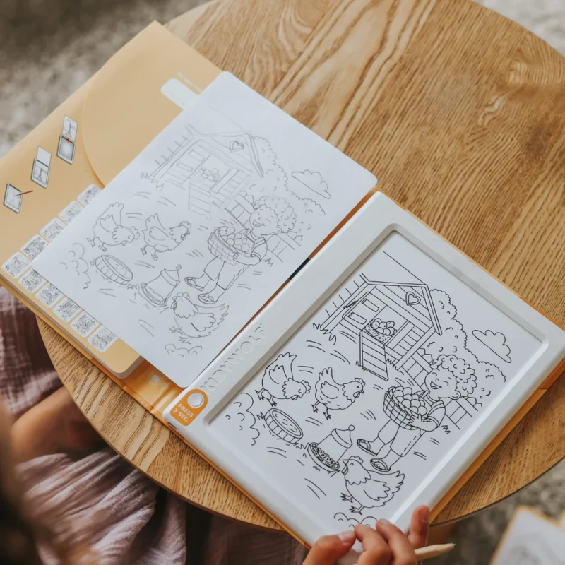 Karty do odrysowywania zwierząt KIDYWOLF KIDYDRAW PAD Pets 6+