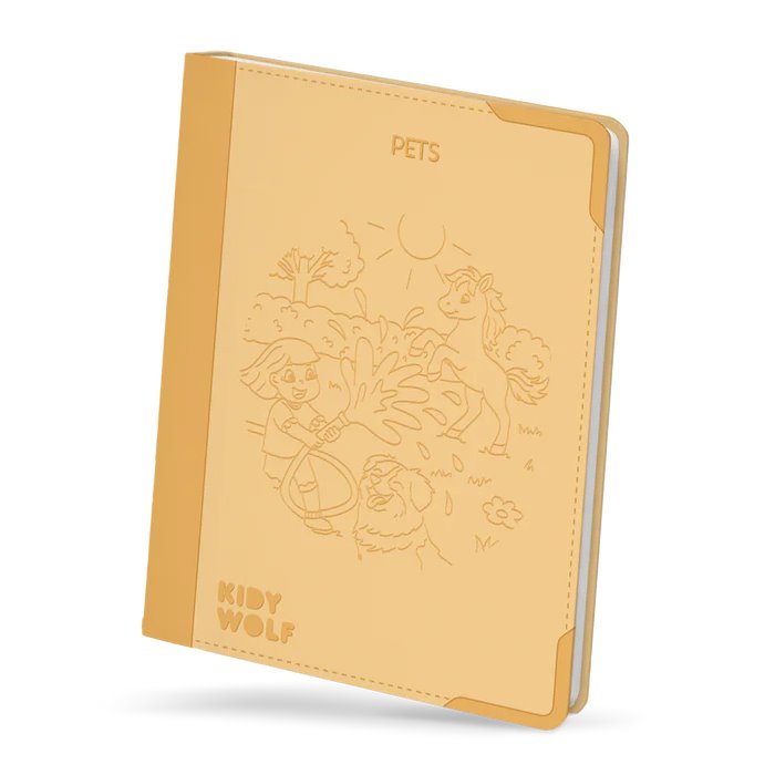 Magnetyczna książeczka KIDYWOLF Pets do tabletu KIDYDRAW PAD
