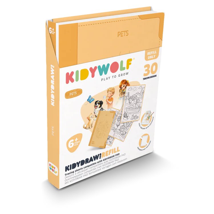 Opakowanie wkładów KIDYDRAW PAD Pets 6+ KIDYWOLF