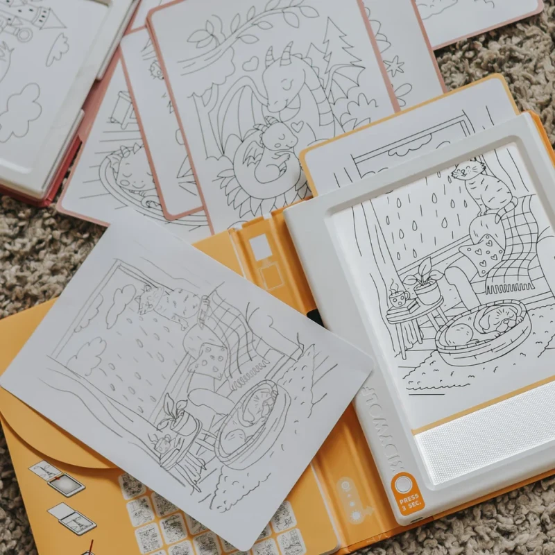 KIDYDRAW PAD Pets i ilustracja kota do odrysowywania