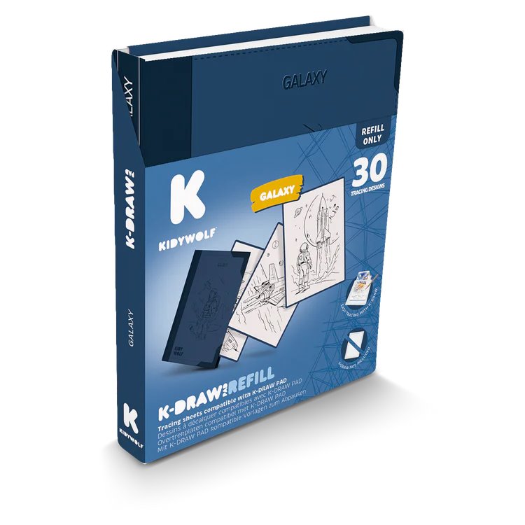 Opakowanie wkładów KIDYDRAW PAD Galaxy 10+ KIDYWOLF