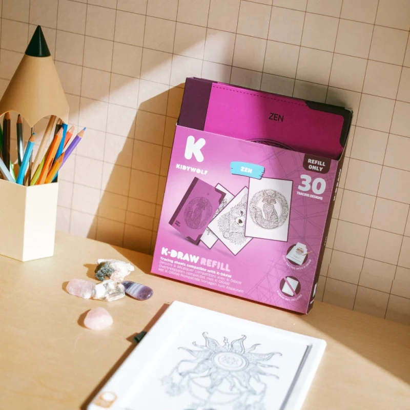 Opakowanie wkładów KIDYDRAW PAD Zen 10+ KIDYWOLF