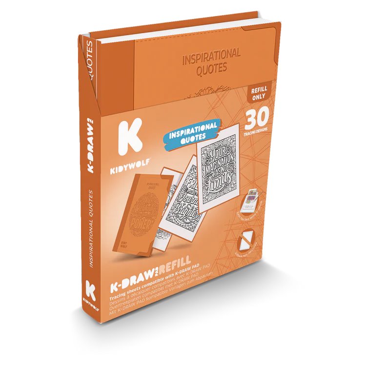 Opakowanie wkładów KIDYDRAW PAD Quote 10+ KIDYWOLF