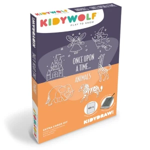 Wkłady uzupełniające do tabletu KIDYDRAW-MINI Once upon a time and Animals 5 lat+ KIDYWOLF REFIL-DRAW-MINI-OUT-ANI