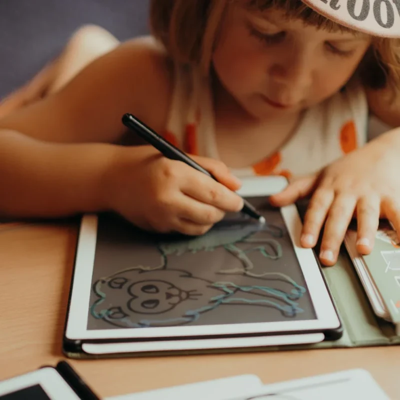 Karty z zamkiem i żyrafą do tabletu KIDYWOLF