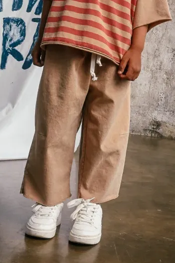 Spodnie dziecięce booso FANCY PANTS BEIGE