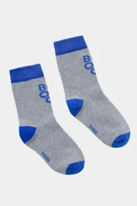 Skarpetki CLASSIC BOOSO SOCKS GRAY/ BLUE booso
