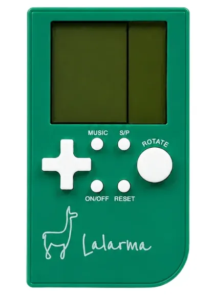 Kieszonkowa konsola do gier retro Lalarma zielona z ekranem LCD