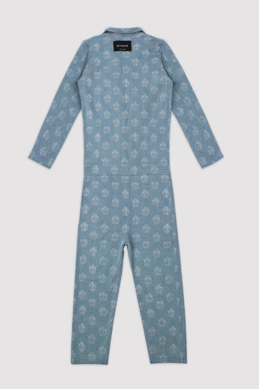 Rampers dziecięcy jeansowy MINIKID – unisex styl