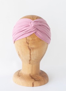 Opaska Turband Maxi ORGANIC premium MAUVE PINK