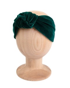 Opaska supULKa VELVET ZIELEŃ -50%