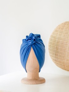 Turban ORGANIC premium STEEL BLUE