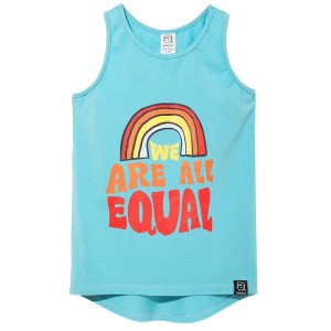 Koszulka Tank-Top Blue "We are all equal" -50%