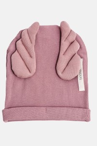Czapka 702 RIBBING BEANIE WINGS light pink (wiosna/lato) SKRZYDŁA
