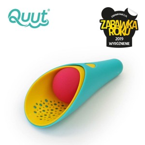 Zestaw 2 łopatek z piłeczką Cuppi BANANA BLUE 10 m+ QUUT