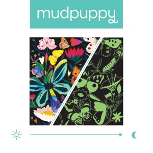 Mudpuppy 8 lat+ Puzzle świecące w ciemności Motyle 500 el. rodzinne