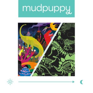Mudpuppy 8 lat+ Puzzle świecące w ciemności Dinozaury 500 el. rodzinne