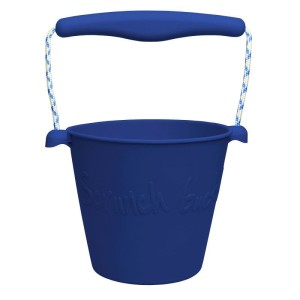 Scrunch 12 m+ Składane wiaderko Bucket GRANATOWY do wody i piasku