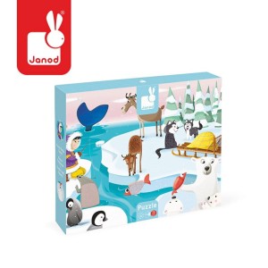 Puzzle sensoryczne Lodowa kraina 20 el. 3 lata+ Janod J02773