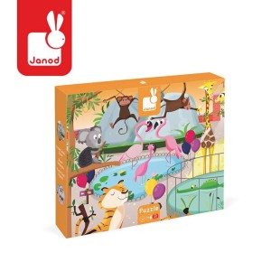 Puzzle sensoryczne Wycieczka do zoo 20 el. 3 lata+ Janod J02774
