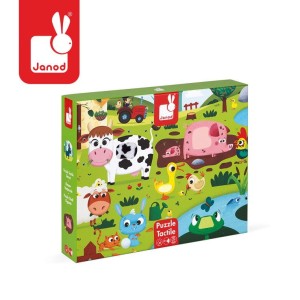 Puzzle sensoryczne Farma 20 el. 3 lata+ Janod J02772