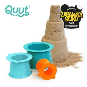 Zestaw 3 foremek do piasku Wieża ALTO Green+Blue+Orange 18 m+ QUUT