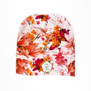 Czapka z polarem ROMANTIC GARDEN WHITE -50%