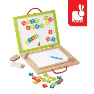 Magnetyczna walizeczka tablica 4w1 3 lata+ Janod J05014