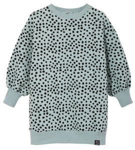 Sukienka SWEATSHIRT dress PISTACHIO DOTS -50%