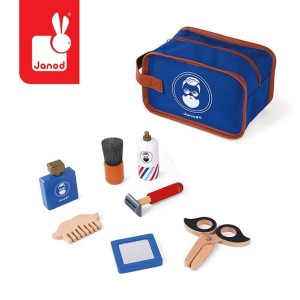 Kosmetyczka z 7 akcesoriami Zestaw do golenia 3 lata+ Janod J06548