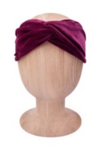 Opaska twistULa BURGUND VELVET