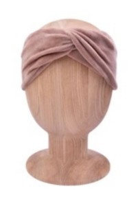Opaska twistULa BEIGE VELVET