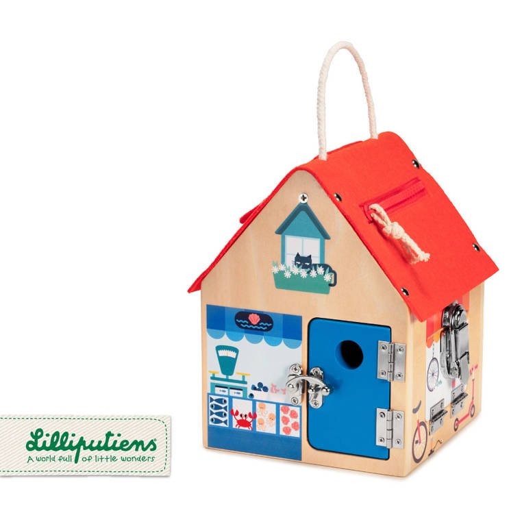 LILLIPUTIENS-Drewniany-domek-manipulacyjny-z-zamkami-Lisek-Wlamywacz-polkabubu-1.jpg