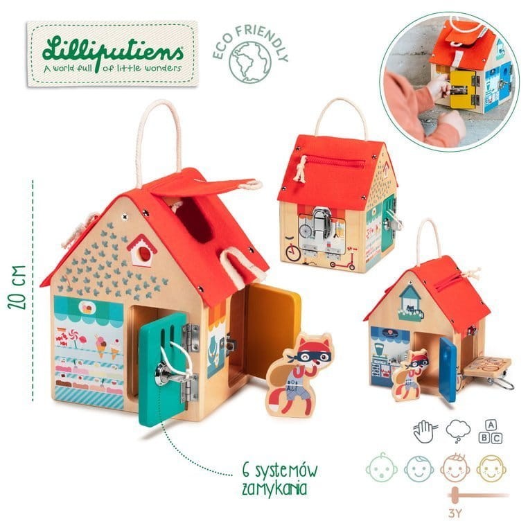 LILLIPUTIENS-Drewniany-domek-manipulacyjny-z-zamkami-Lisek-Wlamywacz-polkabubu-2.jpg