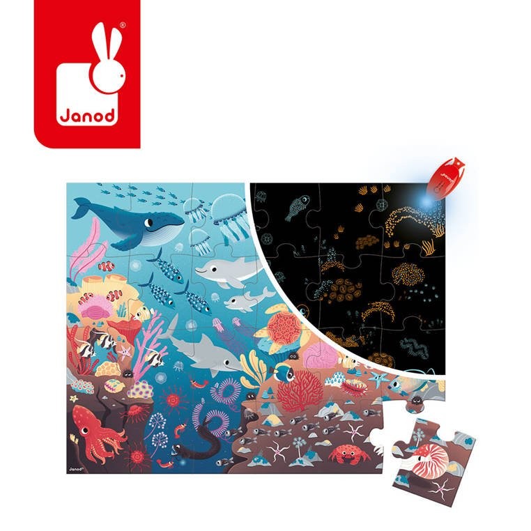 janod-Swiecace-puzzle-z-mini-lampka-UV-Ocean-polkabubu-2.jpg