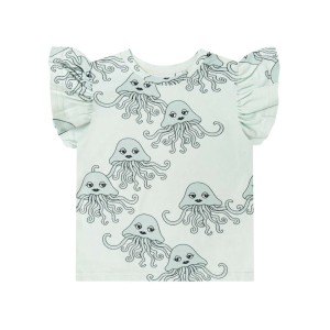 T-Shirt ze skrzydełkami MEDUZA MIĘTA -50%