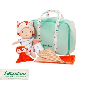 LILLIPUTIENS 12 m+ Lalka z zestawem podróżniczym z walizeczką i akcesoriami Alex