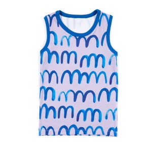 Top TANK TOP WAVES ON LILAC -50%