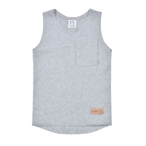 Top Rib LIGHT GREY prążek (mama&dziecko)