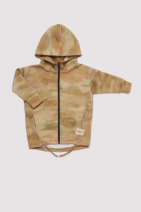 Bluza na zamek z kapturem DESERT SAND HOODIE