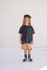 Koszulka ASYMMETRIC VINTAGE BLACK T-SHIRT -50%
