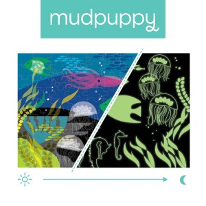 Mudpuppy 5 lat+ Puzzle świecące w ciemności Pod wodą 100 el.