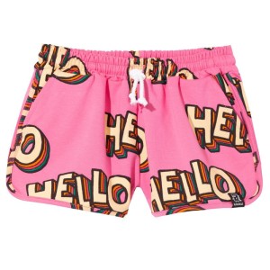 Krótkie spodenki 80's Shorts PINK HELLO
