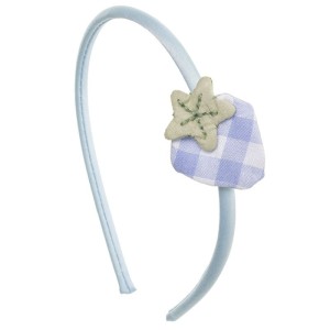 Opaska do włosów cienka TRUSKAWKA błękitna / Soft Blue SIENA 200 10 7216 AC