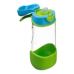 Butelka tritanowa sportowa - bidon Z USTNIKIEM 450 ml OCEAN BREEZE | b.box