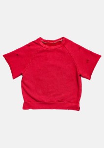 Bluza 502 TORN SHORTS SWEATSHIRT red