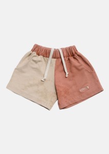Szorty 322 NOMAD DOUBLE SHORTS beige/pink