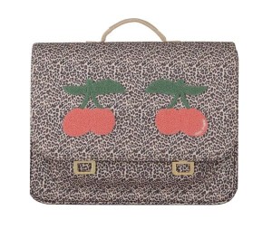 Tornister 6-8 lat It Bag MIDI Leopard Cherry | Jeune Premier