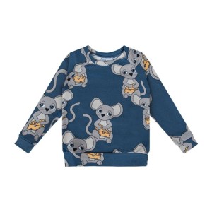 Longsleeve MYSZKA GRANAT - MOUSE NAVY / LONGSLEEVE