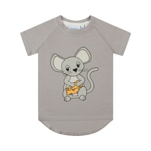 T-Shirt MYSZKA SZARA - MOUSE GREY / T-SHIRT